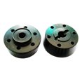 thumbnail image 1 of ZheElen 2pack/lot Aluminum Front Wheel Hub Adapter For Axial Rock Racer AX90026 AX31010 Crawler Desert Buggy Black, 1 of 6