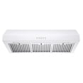 thumbnail image 3 of Ancona 36” Ducted Under Cabinet Range Hood in White, 3 of 6