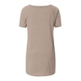 thumbnail image 5 of Tuniques d'Été pour Femmes à Col Rond, Manches Courtes, Coupe Ample, T-Shirts Confortables pour Femmes, Décontractés, Confortables et Fluides, Chemisiers pour Dames, 5 of 5