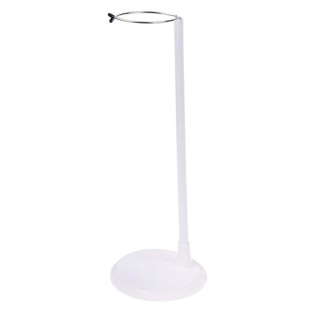 Milaget Doll Bear Display Stands Detachable Metal Type Holder Support Accessory 45cm White