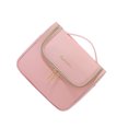 thumbnail image 1 of ZheElen Polyester Travel Storage Bag Dustproof And Waterproof Large Capacity Cosmetic Bag Portable Pink 1Set, 1 of 6
