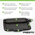 thumbnail image 3 of Presto XL Cool-Touch Electric Griddle with Warming Tray, Ceramic Nonstick, Black, 3 of 10
