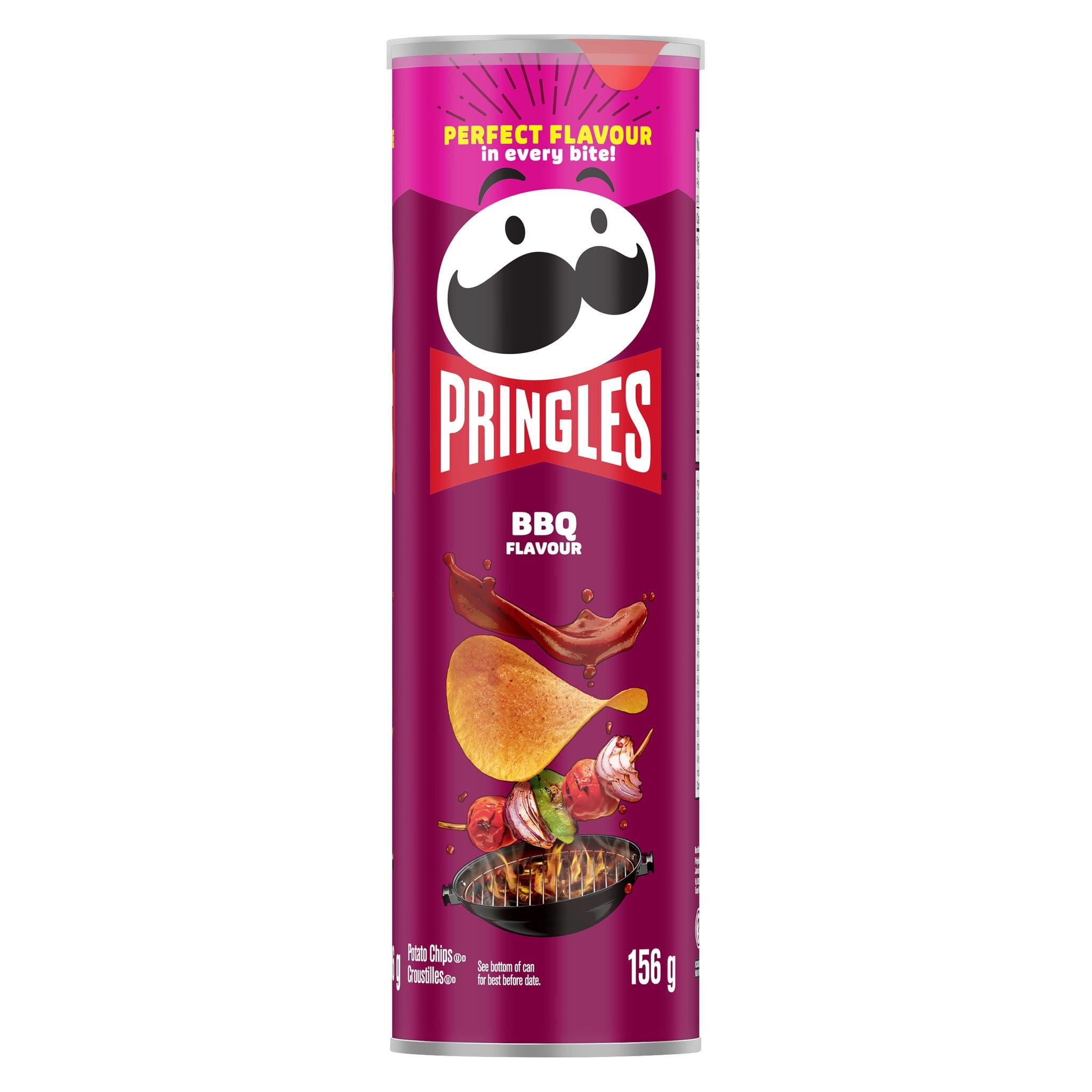 Pringles BBQ Flavour Potato Chips 156 G