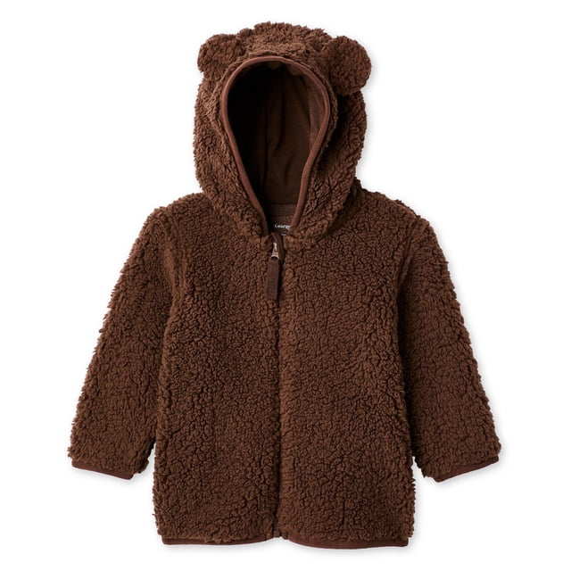 George Baby Boys' Pile Fleece Full Zip Hoodie