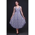 thumbnail image 5 of Bimba Robe Imprimée Florale pour Femmes Bretelles Spaghetti Col en V Midi Plage-Large, 5 of 5