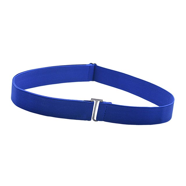 Ceinture Extensible pour Femmes Ceintures pour Dames avec Boucle Plate pour Pantalons Pantalons Robes Bleu