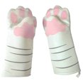 thumbnail image 1 of Bangcool Oven Mittens Cat Paws Heatproof Non-slip Cute Long Kitchen Mittens Baking Mitts, 1 of 10