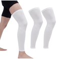 thumbnail image 2 of Extra Large Pair Leg Sleeves Compression Long Sleeve Calf Tibia Support for Men Women, 2 of 4