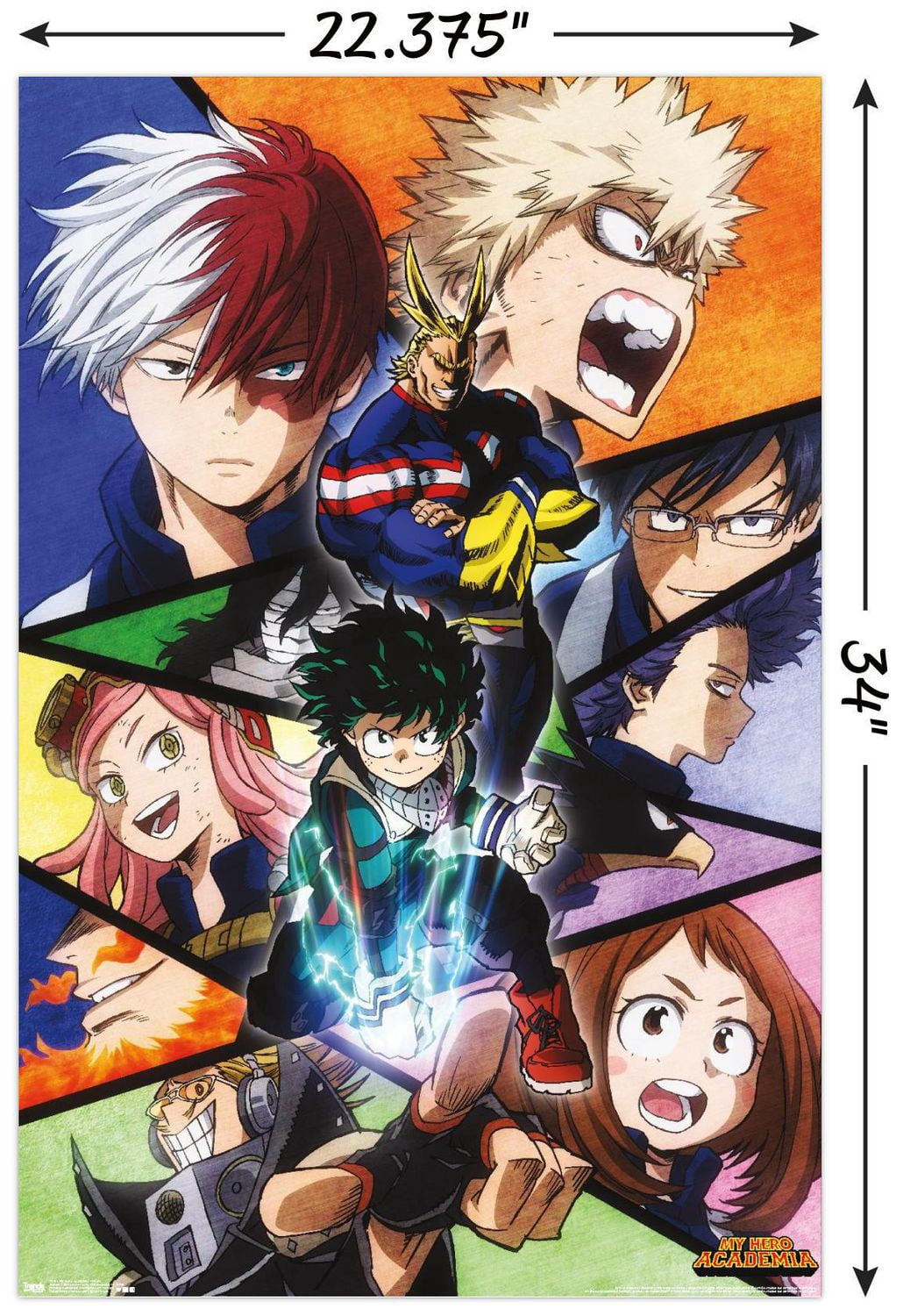 My Hero Academia - Faces Wall Poster