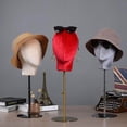 thumbnail image 2 of Mannequin Manikin Head Model Wigs Glasses Hats Display Stand Foam Stand Red, 2 of 9