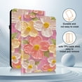 thumbnail image 2 of XYX Case for Samsung Galaxy Tab S10 Plus/S9 FE Plus/S9 Plus 12.4 inch, Colorful Pattern PU Leather Stand Cover, Pink Flower, 2 of 6