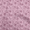 thumbnail image 1 of oneOone Rayon Light Pink Fabric Floral Craft Projects Decor Fabric Printed By The Yard 56 Inch Wide, 1 of 4
