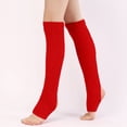 thumbnail image 2 of Kcodviy Long Leg Warmer Womens Leg Warmers for Men Plus Size Men 80S Party Ribbed Boot Leg Warmers for Women Knit Dance Sports Leg Fleece Leg Warmers Warmer, 2 of 6
