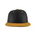 thumbnail image 2 of Top Headwear Casquette à Visière Plate Réglable à Bouton-Pression - Noir/rouille, 2 of 2