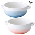 thumbnail image 2 of Bol en Céramique Professionnel Simple Antidérapant, Bol à Riz, Bol à Soupe, Bol à Dessert 2pcs, 2 of 10
