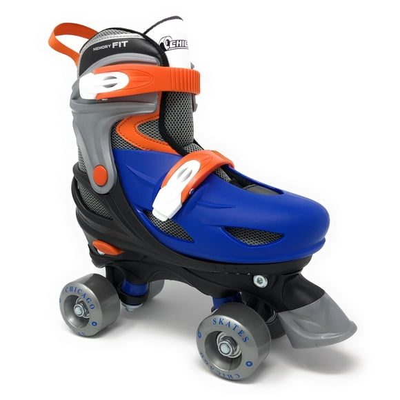 Chicago Boys Blue Adjustable Quad Roller Skate