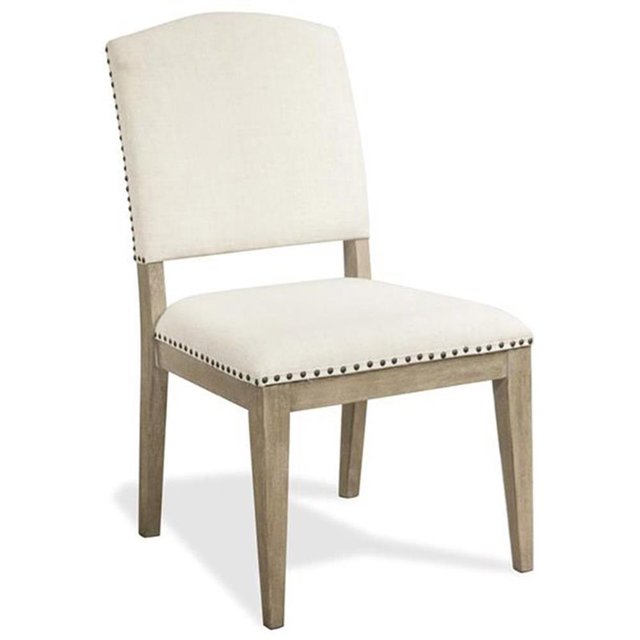 Riverside Furniture Myra Upholstered Wood Dining Side Chair In Natural