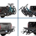 thumbnail image 4 of KAC K2-RT Sport Ratchet 2" Hitch Mounted Bike Rack w/Locking Hooks, Black, 4 of 7