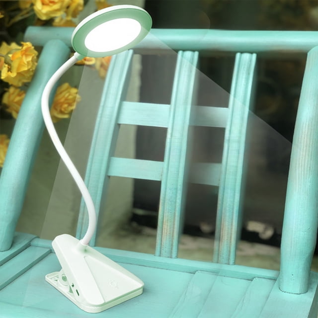 Yhmxh Desk Lamp Bedside Lamp Table Lamp Table Light Clip Desk Light LED Storage Portable Desk Light Bedroom Bedside Clip Night Light USB Charging Gift desk lamp