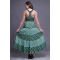 thumbnail image 4 of Bimba Printed SkirtsForWomen Long Length 5 Tier Cotton Skirt Boho Clothing, 4 of 5