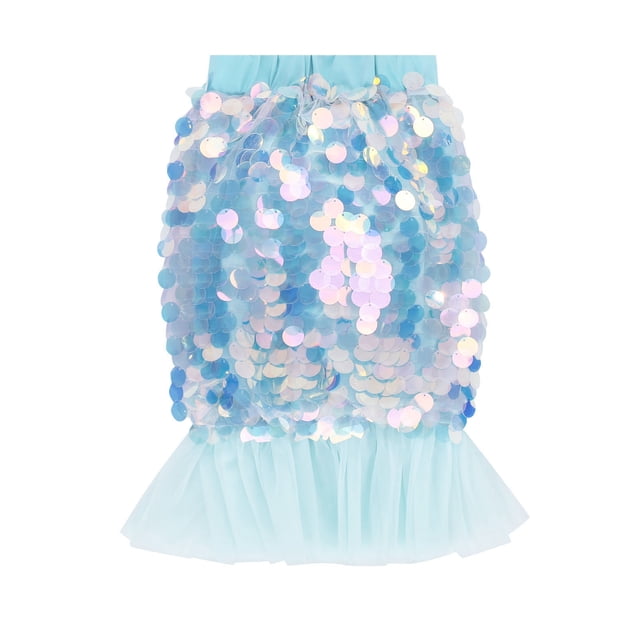 Robes pour Filles Jupe à Sequins avec Plissée Robe de Fête de Mariage d'Anniversaire Robe de Concours Verte 3-4 Ans