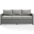 thumbnail image 3 of Crosley Bradenton Wicker Patio Sofa in Gray, 3 of 9