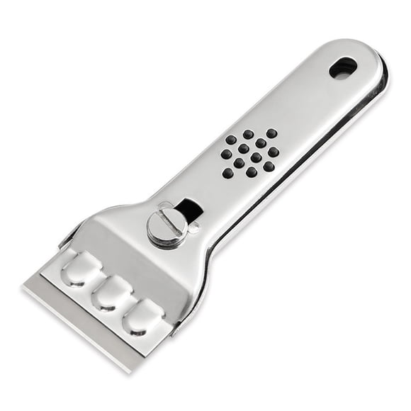 Heavy-Duty Stainless Steel Scraper Tool, 1 Pcs Durable Cleaning Shovel for Home Maintenance, Sharp Edge Scraper for Removing Glue, Paint, Labels from Hard Surfaces