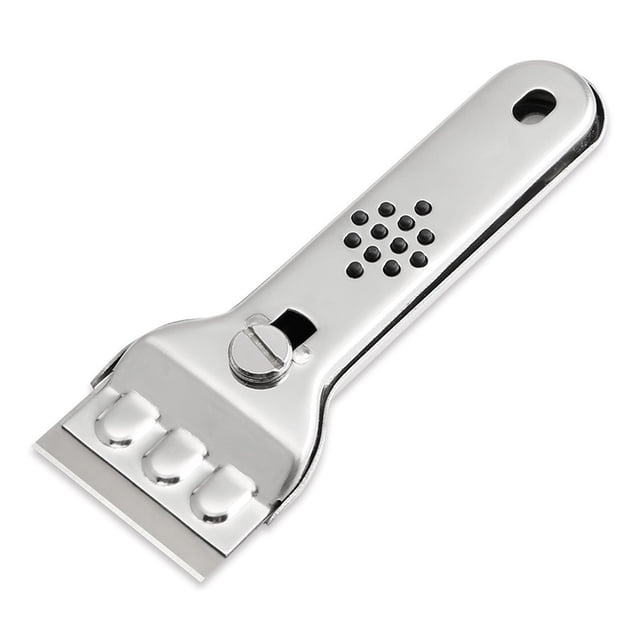 Heavy-Duty Stainless Steel Scraper Tool, 1 Pcs Durable Cleaning Shovel for Home Maintenance, Sharp Edge Scraper for Removing Glue, Paint, Labels from Hard Surfaces