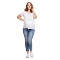 thumbnail image 2 of Paisley Sky Maternity Short Sleeve Tunic Tee, 2 of 6