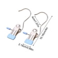 thumbnail image 3 of TopLLC Wall Hooks, Hooks for Hanging 2PCS Essential For Home Life 6 Color Optional Stainless Steel Clothes Hanger Hook Design Traceless Storage Easy To Dry Shorts Socks Fabrics A clothespin, 3 of 8