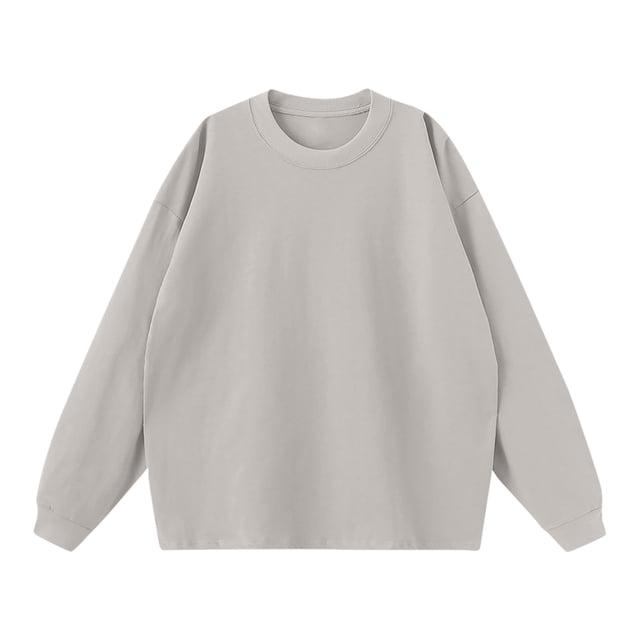 Birdeem Shirts for Men Mens Solid Color Winter Loose Long Sleeved T-Shirt