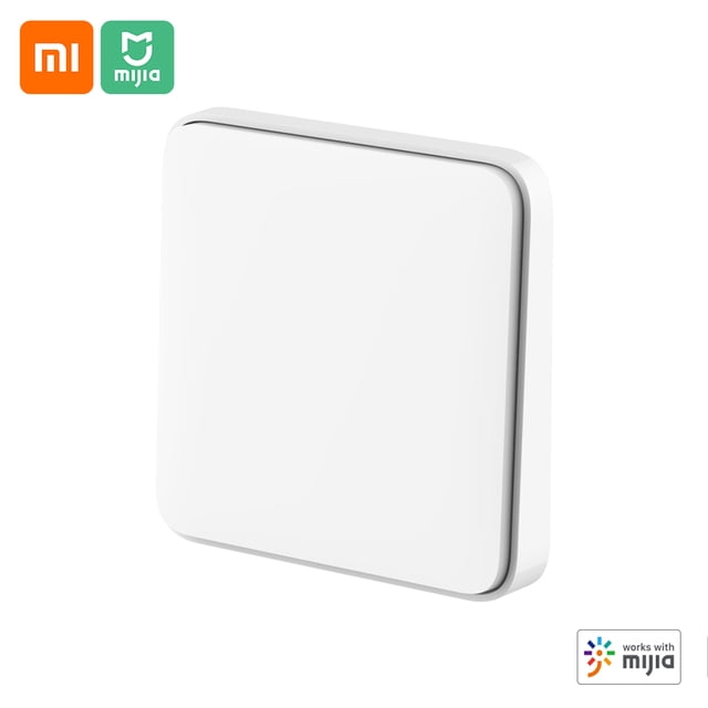 Riwcyla Mijia Smart Switch Wall Switch Single And Dual Open Remoto Control Support Voice Control Smart Intelligent For Smart Home(DHKG01ZM)