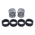 thumbnail image 2 of 1:28 Tires Wheel Rims Replacement Rubber Tires Accessory for Spielzeug 284131 Titaum, 2 of 7