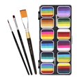 thumbnail image 4 of Face Body Paint Palette Bright Color Makeup Palette for Water-based Pigments for style B, 4 of 8