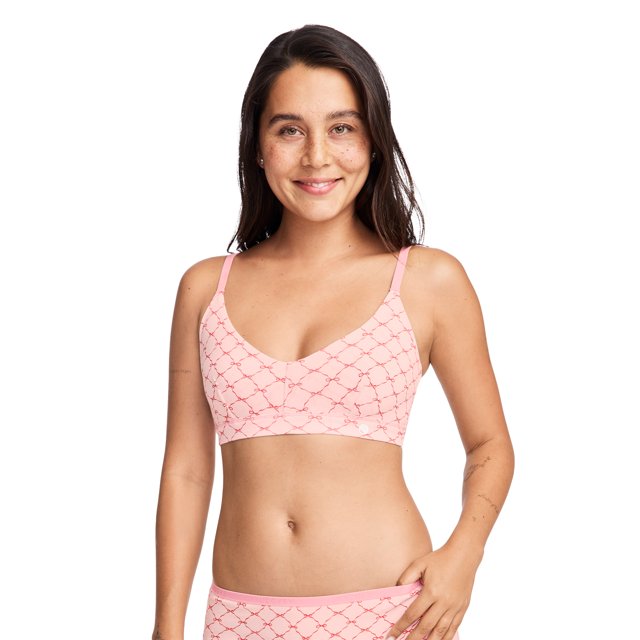 Jockey Soutien-Gorge Léger Triangle Extensible en Coton Biologique pour Femmes