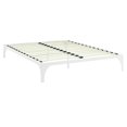 thumbnail image 1 of Modway Ollie Steel Modern Full Platform Bed Frame Mattress Foundation with Slat Support in White, 1 of 2