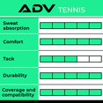 thumbnail image 5 of ADV FeltTac Dry Tennis Overgrips, Pro Grip Tape That Stays Dry & Absorbs Sweat with Velvety Comfort, Overgrip for Tennis Racquet, 30 Pack, Multi-Color, 5 of 5