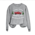 thumbnail image 4 of Meichang Chandails en Molleton de Noël pour Femmes Chandails en Molleton Graphiques Lettres Drôles de Noël Fête de Noël Manches Longues Col Rond Pullover Chandail en Molleton Surdimensionné pour Femmes, 4 of 4