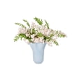 thumbnail image 2 of Anko Ruffle Blue Glass Vase, 2 of 4