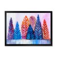 thumbnail image 3 of Designart Arbres de Noël Abstraits Traditionnels Art Mural Encadré, 3 of 4