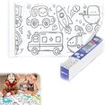 thumbnail image 1 of Children‘S Drawing Roll  Diy Sticky Color Filling Paper Children‘S Graffiti Scroll Early Educational Toys, 1 of 7