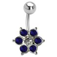 thumbnail image 1 of BodyJewelryOnline Belly Button Ring Navel Piercing surgical steel 14G Navel Rings Belly Piercing, 1 of 5