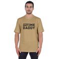thumbnail image 1 of Inkmeso Men's Graphic Printed "First Time Daddy" Short Sleeve Tee Shirt Jersey Shirt For Dad, 1 of 7