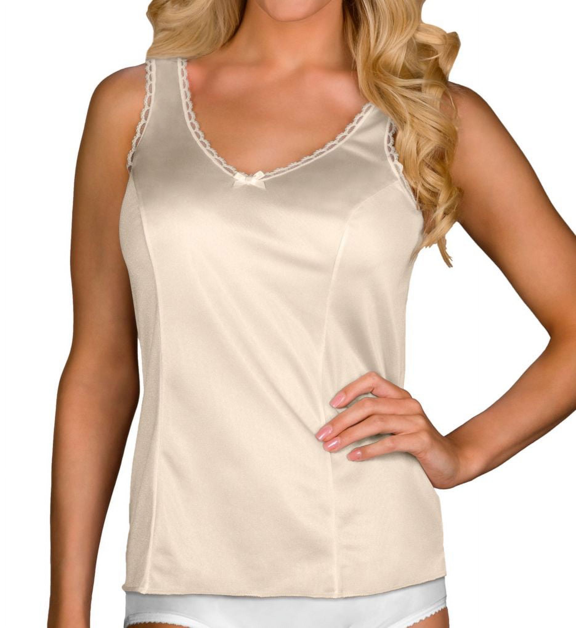 Women's Shadowline 2410 Princess Wide Strap Camisole (Beige 34)