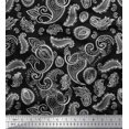 thumbnail image 1 of Soimoi Velvet Fabric Paisley Block Print Sewing Fabric Yard 58 Inch Wide, 1 of 3
