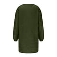thumbnail image 4 of Robe Chandail pour Femmes 2025 Longueur Moyenne à Manches Longues Col Rond Décontractée Ample Robe en Peluche Robe Chandail Surdimensionnée Automne Hiver Ample Décontractée Douce Chandail, 4 of 5