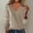 A1-Khaki, variant on Womens V Neck Sweaters Merino Wool Seamless Sweater Long Sleeve Loose Pullover Sweaters for Women Half Turtleneck Lightweight Knit Oversized Sweaters Pullover Sweater V Neck Sweaters Blue M