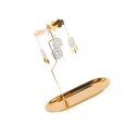 thumbnail image 2 of ziyahi Gold Candle Holder Rotating Tea Light Holder Candleholder Decor H, 2 of 8