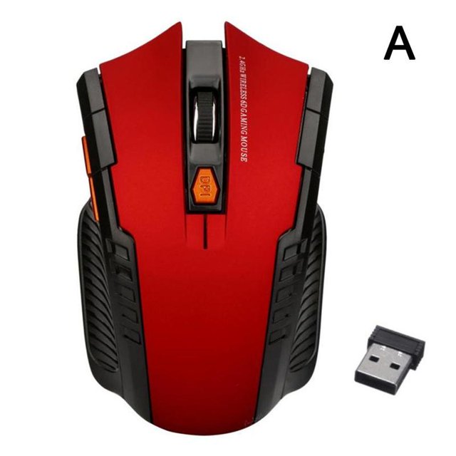 Souris Sans Fil 2,4 GHz Souris Sans Fil Optique à Défilement Portable pour PC Gaming R8Q1 AU D9L5