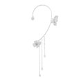 thumbnail image 2 of TIMIFIS Boucles d'Oreilles Papillon à Pampilles Fleur Oreilles Suspendues Mode Française Boucles d'Oreilles Sans Perçage Boucles d'Oreilles Pinces d'Oreilles - Été, 2 of 3